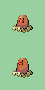 Diglett front sprite