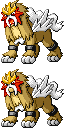 Entei front sprite