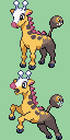Girafarig front sprite