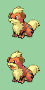 Growlithe front sprite
