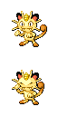 Meowth front sprite