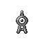 Unown front sprite